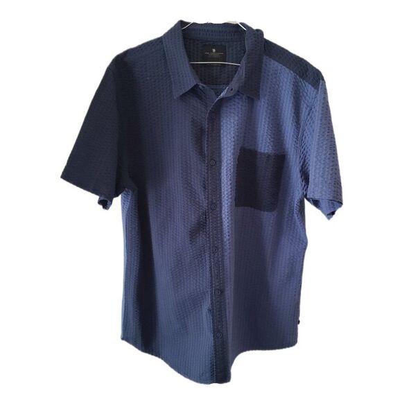 Junk Food Los Angeles Men's Shipley Short Sleeve Button Down Shirt - Picture 1 of 4